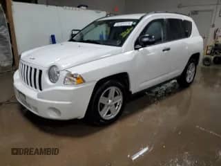 2007 Jeep Compass Sport with VIN 1J8FT47W87D414139, listed as a Copart auction lot 52924175 with 48,402 mi miles and Salvage title. Bid and sale history available at DreamBid. Image 1.