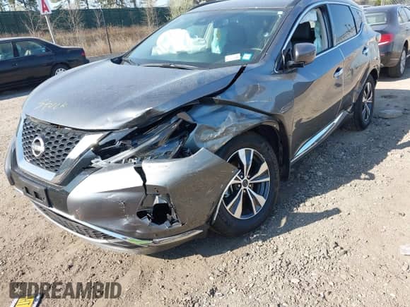 2024 Nissan Murano SV with VIN 5N1AZ2BSXRC119587, listed as a IAAI auction lot 42105764 with 6,411 mi miles and . Bid and sale history available at DreamBid. Image 6.