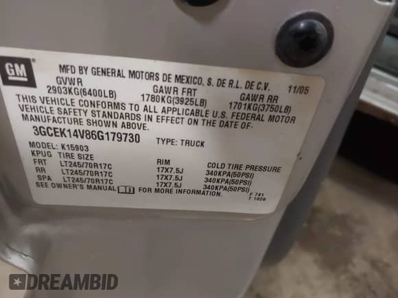 2006 Chevrolet Silverado 1500 Work Truck с VIN 3GCEK14V86G179730, выставлен на аукционе IAAI как лот 40477305 с пробегом 146 372 миль миль и . История ставок и продаж доступна на DreamBid. Изображение 9.