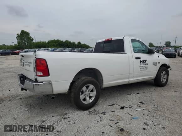 2019 Ram 1500 Tradesman z VIN 3C6JR6DT7KG510871, wystawiony jako Copart lot #60219645 z przebiegiem 48 624 mil mil oraz Szkoda całkowita • Salvage title. Historia ofert i sprzedaży dostępna na DreamBid. Obrazek 3.