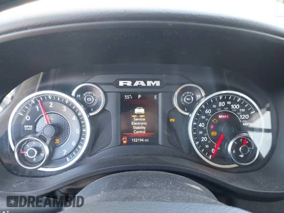 2020 Ram 1500 Big Horn with VIN 1C6RRFFG7LN262911, listed as a IAAI auction lot 42188498 with 152,194 mi miles and . Bid and sale history available at DreamBid. Image 7.