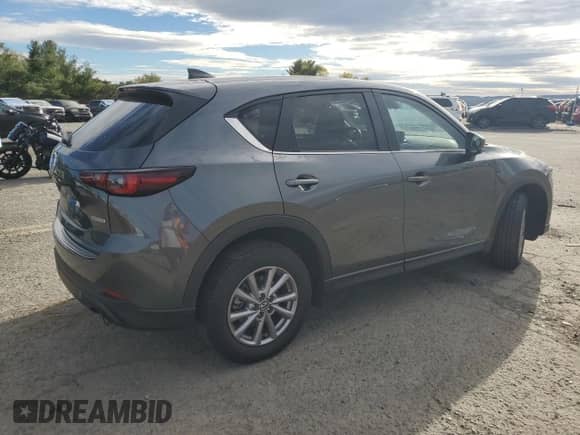 2022 Mazda CX-5 S Preferred with VIN JM3KFBCM9N0604873, listed as a Copart auction lot 87225125 with 24,330 mi miles and Salvage title. Bid and sale history available at DreamBid. Image 3.