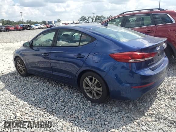 2017 Hyundai Elantra Value Edition with VIN 5NPD84LF3HH011896, listed as a Copart auction lot 84648585 with 117,421 mi miles and Clean title. Bid and sale history available at DreamBid. Image 2.