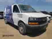 2020 Chevrolet Express Cargo with VIN 1GCWGAFG7L1179054, listed as a Copart auction lot 56726655 with 39,099 mi miles and Salvage title. Bid and sale history available at DreamBid. Image 4.