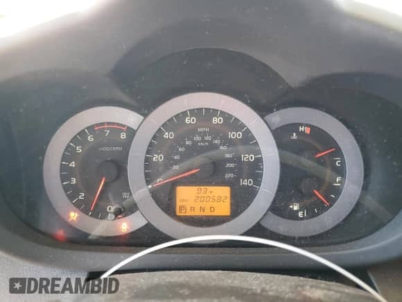 2010 Toyota RAV4 Sport with VIN JTMRF4DV3A5030651, listed as a Copart auction lot 81797365 with 200,582 mi miles and Salvage title. Bid and sale history available at DreamBid. Image 9.