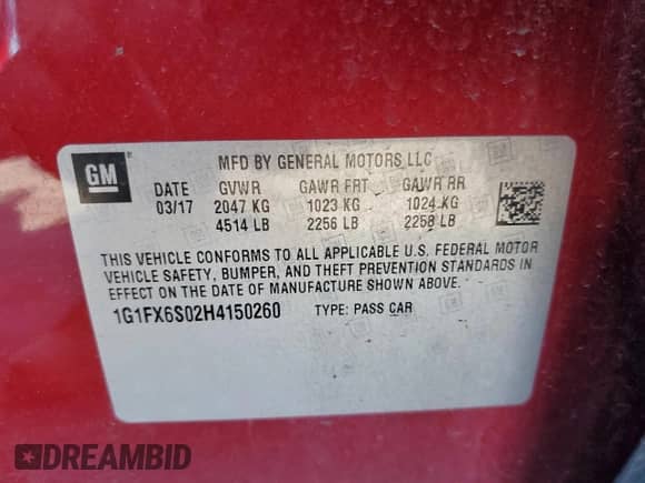 2017 Chevrolet Bolt EV Premier z VIN 1G1FX6S02H4150260, wystawiony jako Copart lot #70737633 z przebiegiem 125 372 mil mil oraz . Historia ofert i sprzedaży dostępna na DreamBid. Obrazek 12.