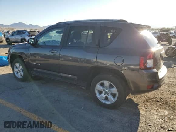 2017 Jeep Compass Latitude with VIN 1C4NJCEA5HD115980, listed as a Copart auction lot 80718455 with 56,031 mi miles and Salvage title. Bid and sale history available at DreamBid. Image 2.