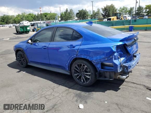 2022 Subaru WRX Premium с VIN JF1VBAH60N8014994, выставлен на аукционе Copart как лот 58999515 с пробегом 24 375 миль миль и Списание • Salvage title. История ставок и продаж доступна на DreamBid. Изображение 2.