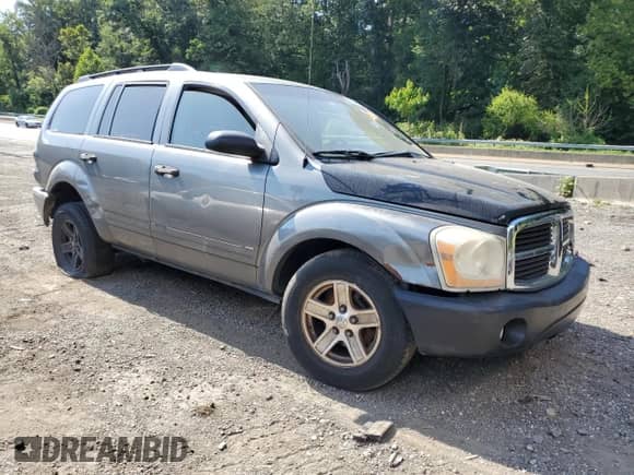 2006 Dodge Durango SLT with VIN 1D4HB48N96F183623, listed as a Copart auction lot 69988635 with 180,825 mi miles and Salvage title. Bid and sale history available at DreamBid. Image 4.