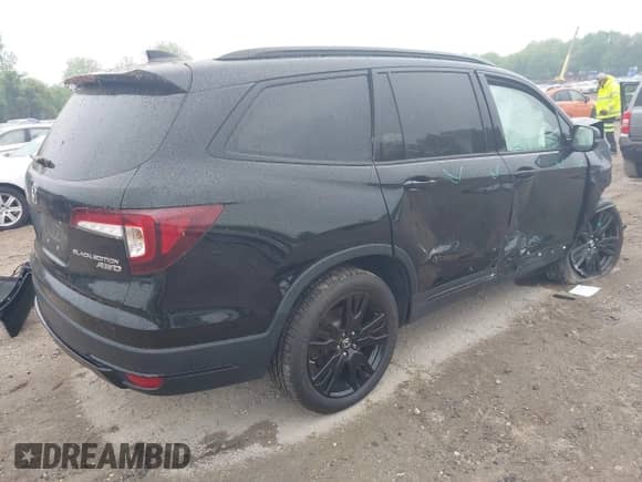 2020 Honda Pilot Black Edition z VIN 5FNYF6H79LB004527, wystawiony jako IAAI lot #42219844 z przebiegiem 54 165 mil mil oraz . Historia ofert i sprzedaży dostępna na DreamBid. Obrazek 4.