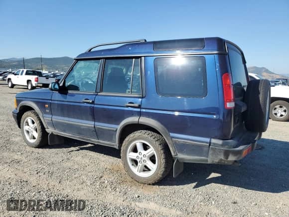 2002 Land Rover Discovery Cloth with VIN SALTY15472A758933, listed as a Copart auction lot 57856174 with 72,587 mi miles and Clean title. Bid and sale history available at DreamBid. Image 2.