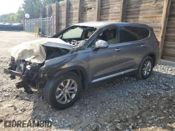 2020 Hyundai Santa Fe SEL with VIN 5NMS3CAD4LH158008, listed as a Copart auction lot 66413405 with Not provided miles and Salvage title. Bid and sale history available at DreamBid. Image 1.