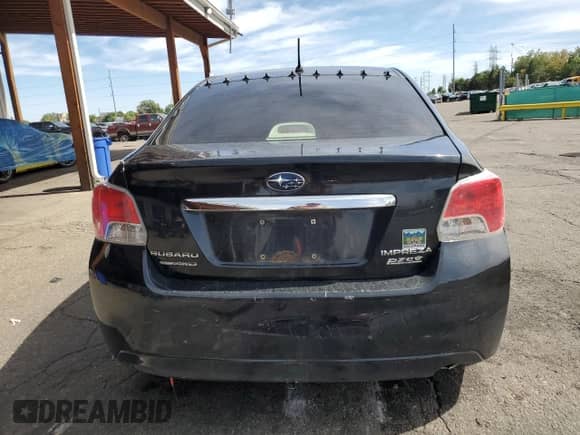 2012 Subaru Impreza Limited with VIN JF1GJAH65CH012585, listed as a Copart auction lot 81497615 with 133,428 mi miles and Salvage title. Bid and sale history available at DreamBid. Image 6.