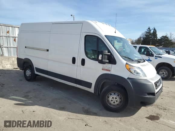 2019 Ram ProMaster Cargo z VIN 3C6URVHG7KE564848, wystawiony jako Copart lot #47746845 z przebiegiem 123 181 mil mil oraz Czysty tytuł • Clean title. Historia ofert i sprzedaży dostępna na DreamBid. Obrazek 4.