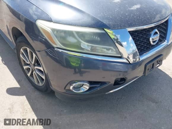 2014 Nissan Pathfinder S with VIN 5N1AR2MN3EC664158, listed as a IAAI auction lot 42239865 with 163,542 mi miles and . Bid and sale history available at DreamBid. Image 6.