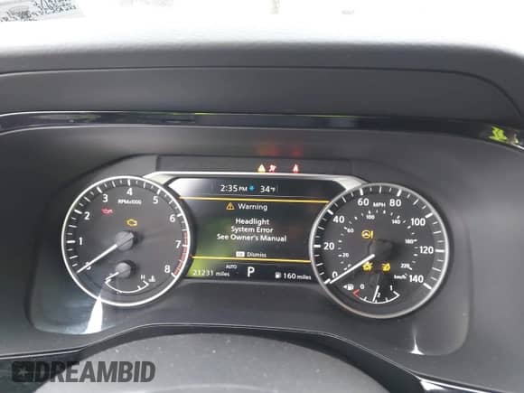 2023 Nissan Pathfinder Rock Creek with VIN 5N1DR3BD9PC254223, listed as a IAAI auction lot 41738783 with 21,231 mi miles and . Bid and sale history available at DreamBid. Image 7.