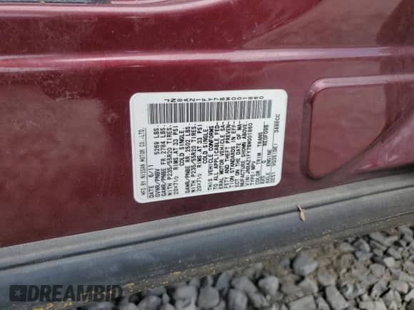 2011 Nissan Murano with VIN JN8AZ1FY7BW001860, listed as a Copart auction lot 69179075 with 117,863 mi miles and Salvage title. Bid and sale history available at DreamBid. Image 14.