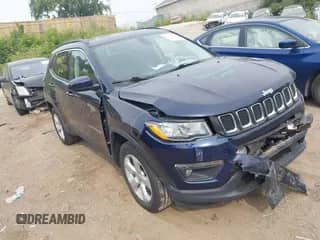 2021 Jeep Compass Altitude with VIN 3C4NJDBB2MT562869, listed as a IAAI auction lot 42948297 with 62,778 mi miles and . Bid and sale history available at DreamBid. Image 1.