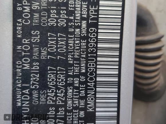 2011 Hyundai Veracruz GLS с VIN KM8NU4CC9BU139669, выставлен на аукционе Copart как лот 78184024 с пробегом Не указан миль и Списание • Salvage title. История ставок и продаж доступна на DreamBid. Изображение 13.