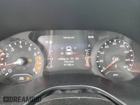 2022 Jeep Compass (RED) Edition with VIN 3C4NJDCB8NT113826, listed as a Copart auction lot 65605475 with 41,146 mi miles and Salvage title. Bid and sale history available at DreamBid. Image 9.