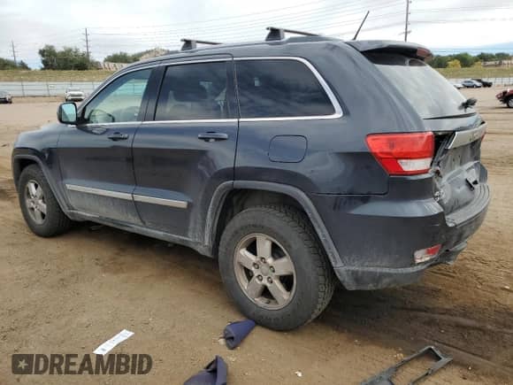 2012 Jeep Grand Cherokee Laredo z VIN 1C4RJFAG5CC202791, wystawiony jako Copart lot #86040175 z przebiegiem 206 265 mil mil oraz Szkoda całkowita • Salvage title. Historia ofert i sprzedaży dostępna na DreamBid. Obrazek 2.