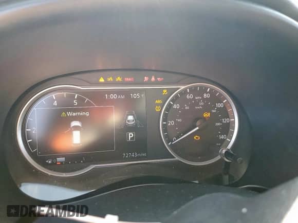 2020 Nissan Kicks SR z VIN 3N1CP5DV2LL578963, wystawiony jako Copart lot #80502375 z przebiegiem 72 743 mil mil oraz Szkoda całkowita • Salvage title. Historia ofert i sprzedaży dostępna na DreamBid. Obrazek 9.