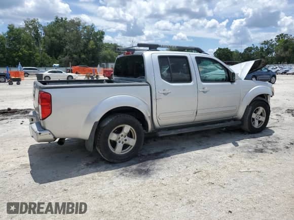 2007 Nissan Frontier LE with VIN 1N6AD07W07C436033, listed as a Copart auction lot 61941775 with 177,304 mi miles and Salvage title. Bid and sale history available at DreamBid. Image 3.
