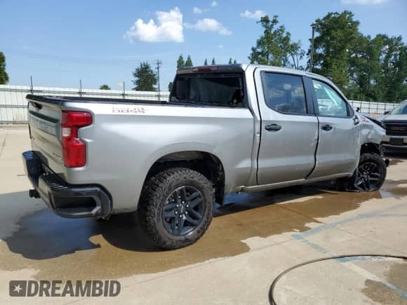 2024 Chevrolet Silverado 1500 Custom Trail Boss with VIN 3GCPDCEKXRG424440, listed as a Copart auction lot 61536585 with Not provided miles and Non repairable. Bid and sale history available at DreamBid. Image 3.