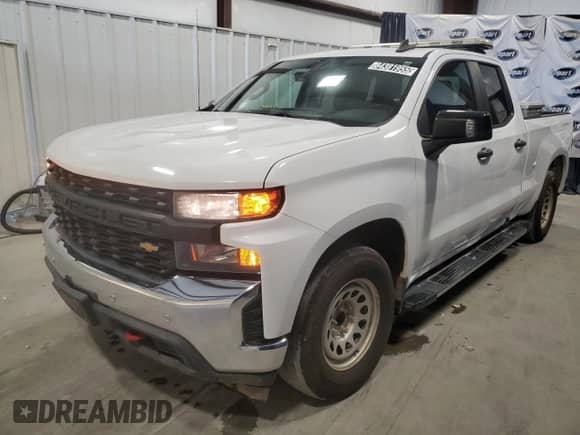 2020 Chevrolet Silverado 1500 Work Truck with VIN 1GCRWAEH8LZ326882, listed as a Copart auction lot 84381955 with 128,888 mi miles and Clean title. Bid and sale history available at DreamBid. Image 1.