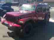 2021 Jeep Wrangler Unlimited Sahara High Altitude with VIN 1C4HJXEN5MW609102, listed as a Copart auction lot 85646915 with 31,846 mi miles and Salvage title. Bid and sale history available at DreamBid. Image 2.