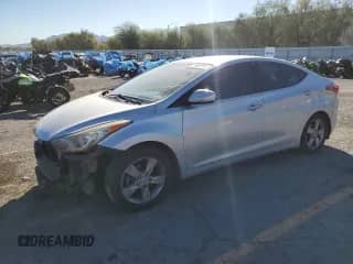 2013 Hyundai Elantra GLS with VIN KMHDH4AE8DU787589, listed as a Copart auction lot 86825545 with 131,202 mi miles and Salvage title. Bid and sale history available at DreamBid. Image 1.