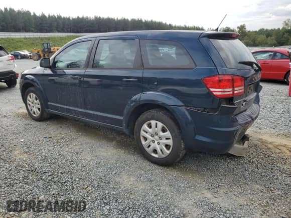 2015 Dodge Journey SE with VIN 3C4PDCAB5FT608435, listed as a Copart auction lot 84754125 with 141,674 mi miles and Salvage title. Bid and sale history available at DreamBid. Image 2.
