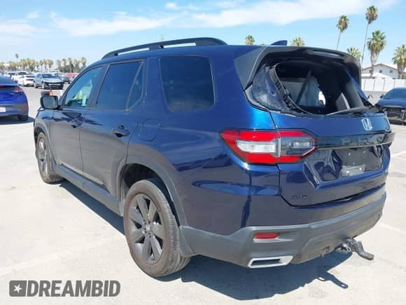 2023 Honda Pilot Sport с VIN 5FNYG1H39PB037837, выставлен на аукционе IAAI как лот 43163849 с пробегом 37 371 миль миль и . История ставок и продаж доступна на DreamBid. Изображение 3.