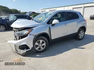 2020 Chevrolet Trax LS with VIN KL7CJNSB2LB319895, listed as a Copart auction lot 81117665 with 82,611 mi miles and Salvage title. Bid and sale history available at DreamBid. Image 1.