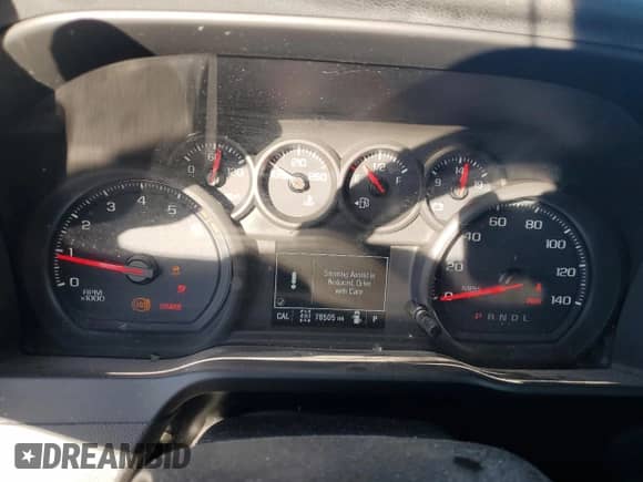 2019 Chevrolet Silverado 1500 Custom Trail Boss with VIN 1GCRYCEFXKZ370191, listed as a Copart auction lot 47117815 with 78,505 mi miles and Salvage title. Bid and sale history available at DreamBid. Image 9.