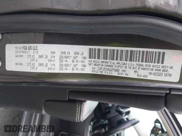 2016 Jeep Cherokee Latitude с VIN 1C4PJMCS4GW270680, выставлен на аукционе IAAI как лот 43198851 с пробегом 97 156 миль миль и . История ставок и продаж доступна на DreamBid. Изображение 9.