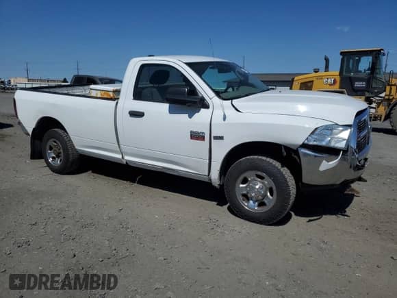 2012 Dodge RAM with VIN 3C6LD5AT3CG289681, listed as a Copart auction lot 53585175 with 76,695 mi miles and Salvage title. Bid and sale history available at DreamBid. Image 4.