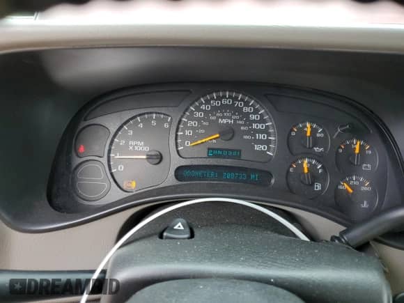 2003 GMC Sierra 1500 SLT with VIN 2GTEK19T331340237, listed as a Copart auction lot 68320575 with 208,733 mi miles and Salvage title. Bid and sale history available at DreamBid. Image 9.