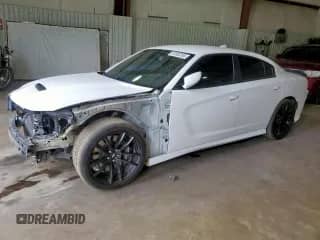 2020 Dodge Charger Scat Pack с VIN 2C3CDXGJ3LH141514, выставлен на аукционе Copart как лот 81653745 с пробегом 59 523 миль миль и Списание • Salvage title. История ставок и продаж доступна на DreamBid. Изображение 1.