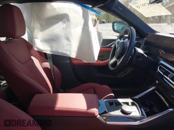 2024 BMW 4 Series M440i with VIN WBA63AW01RFS46965, listed as a IAAI auction lot 41879338 with 12,456 mi miles and . Bid and sale history available at DreamBid. Image 5.