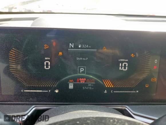 2024 Kia Sorento S with VIN 5XYRL4JC3RG288280, listed as a Copart auction lot 70855655 with 57,419 mi miles and Non repairable. Bid and sale history available at DreamBid. Image 9.