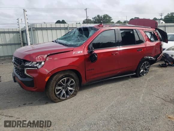 2024 Chevrolet Tahoe Z71 с VIN 1GNSKPKD2RR381460, выставлен на аукционе Copart как лот 58480845 с пробегом 9 919 миль миль и Списание • Salvage title. История ставок и продаж доступна на DreamBid. Изображение 1.