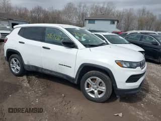 2023 Jeep Compass Sport с VIN 3C4NJDAN6PT512279, выставлен на аукционе IAAI как лот 41692817 с пробегом 136 696 миль миль и . История ставок и продаж доступна на DreamBid. Изображение 1.