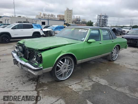 1986 Chevrolet Caprice с VIN 1G1BN69H0GX199034, выставлен на аукционе Copart как лот 55844705 с пробегом Не указан миль и Списание • Salvage title. История ставок и продаж доступна на DreamBid. Изображение 1.