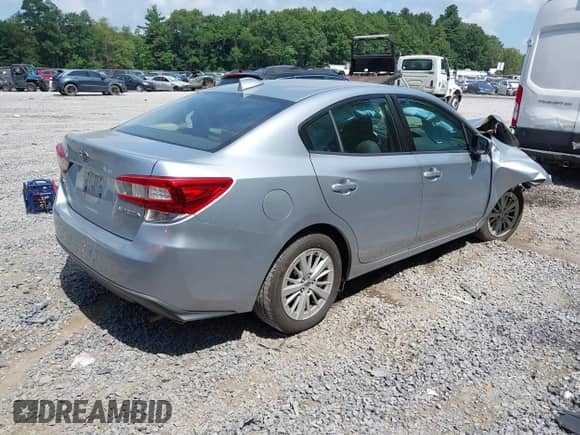 2018 Subaru Impreza Premium with VIN 4S3GKAB6XJ3600346, listed as a IAAI auction lot 42971470 with 56,291 mi miles and . Bid and sale history available at DreamBid. Image 4.