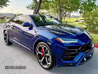 2021 Lamborghini Urus с VIN ZPBUA1ZL0MLA13913, выставлен на аукционе Copart как лот 84061045 с пробегом 32 057 миль миль и Списание • Salvage title. История ставок и продаж доступна на DreamBid. Изображение 1.