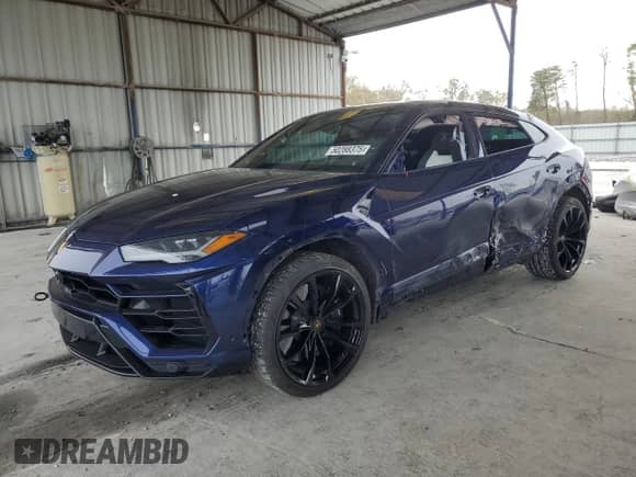 2022 Lamborghini Urus с VIN ZPBUA1ZLXNLA20952, выставлен на аукционе Copart как лот 50288375 с пробегом 21 260 миль миль и Списание • Salvage title. История ставок и продаж доступна на DreamBid. Изображение 1.