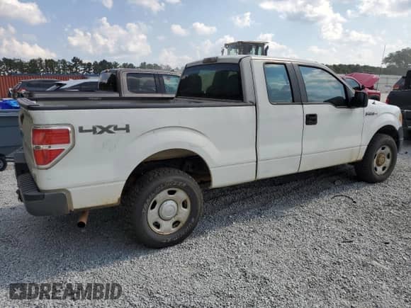 2010 Ford F-150 XL with VIN 1FTFX1EV8AKE21812, listed as a Copart auction lot 71583435 with 244,496 mi miles and Salvage title. Bid and sale history available at DreamBid. Image 3.