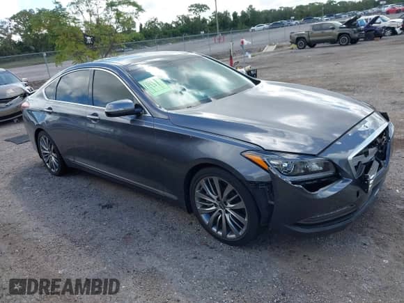 2015 Hyundai Genesis 5.0L z VIN KMHGN4JF3FU078280, wystawiony jako IAAI lot #43381285 z przebiegiem 40 526 mil mil oraz . Historia ofert i sprzedaży dostępna na DreamBid. Obrazek 1.