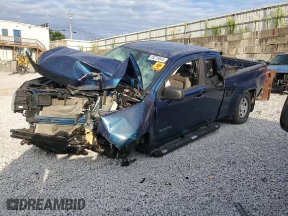 2019 Chevrolet Colorado 4WD Work Truck z VIN 1GCHTBEA4K1308275, wystawiony jako Copart lot #69275845 z przebiegiem Nie podano mil oraz Nie do naprawy • Non repairable. Historia ofert i sprzedaży dostępna na DreamBid. Obrazek 1.